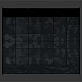 Black Metal Frame Equipment With Blue Padding Interior Container Design