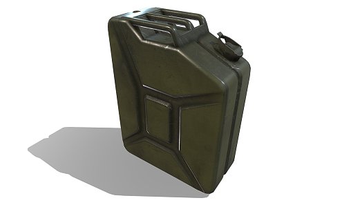 Jerry Tank Military Gasoline Tank 3d model