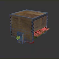 Handcrafted Wooden Storage Box With Dovetail Joints For Home Organization