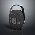 JBL Portable Wireless Speaker with Built in Control Buttons and Mesh Surface Hook Design