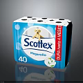 Scottex Megarollo Dura Plus 4 Layers Toilet Paper Pack Of 40