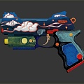 Toy toy gun children's toy cartoon pistol toy pistol 3d model