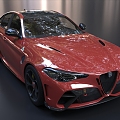 Alfa Romeo Giulia Supercar sports car 3d model