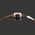 Man Wearing White Rockets Basketball Jersey Number 4 With Red Shorts Tattoos And Arms Outstretched