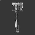 Durable Hardware Tool Axe With Wooden Handle And Metal Head For Construction And Gardening Use