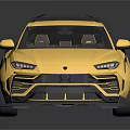 Golden Luxury Sports Car With Sleek Body Design And Shiny Wheels