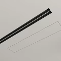 Air Conditioner Air Vents Black Long Strip Design Components And Installation