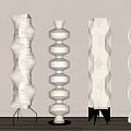 Cream Floor Lamp Floor Lamp Floor Lamp Cream Wind Floor Lamp Minimalist Floor Lamp 3d model