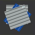 Corrugated Plastic Sheets In White Blue And Gray For Building Use