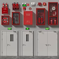 Essential Fire Safety Equipment Including Fire Extinguishers Hydrants Emergency Doors And Exit Lights For Protection