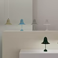 Nordic lamp combination bell lamp combination 3d model