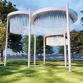 Modern Light Pavilion Round Light Pavilion 3d model