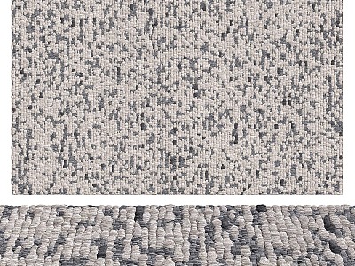 modern square carpet 3d model