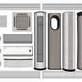Modern Air Conditioner Fans With Various Styles For Home Cooling And Ventilation
