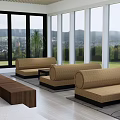 Modern Reception Area Sofa 3d model