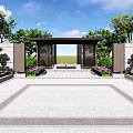 New Chinese Pavilion 3d model