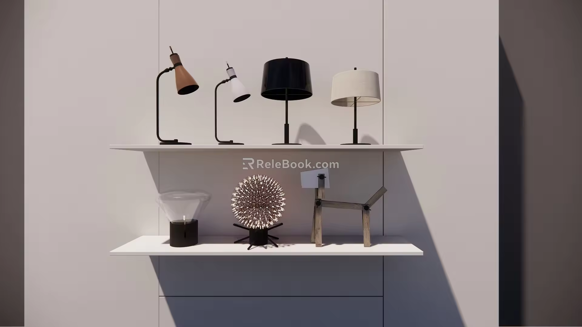 Modern table lamp 3d model