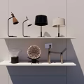 Modern table lamp 3d model