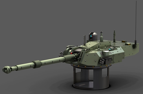 tank launcher 3d model