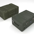 Green Military Style Durable Cases with Reinforced Edges and Secure Closures