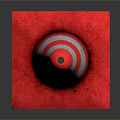 Red And White Striped Traffic Cone With Red Base On Gray Background Safety Road Equipment