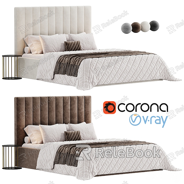 Divan ru fabric double bed model