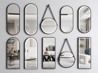 Modern Mirror 3d model