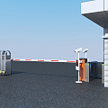 Modern Gate 3d model