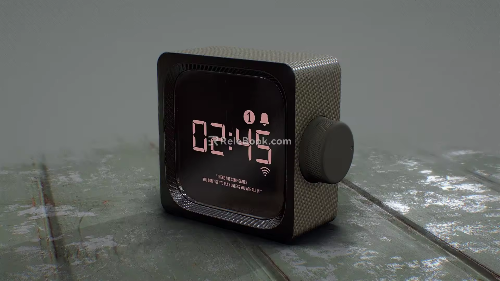 Modern alarm clock 3d model