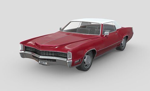 Year Cadillac Eldorado Fleetwood Cars 3d model