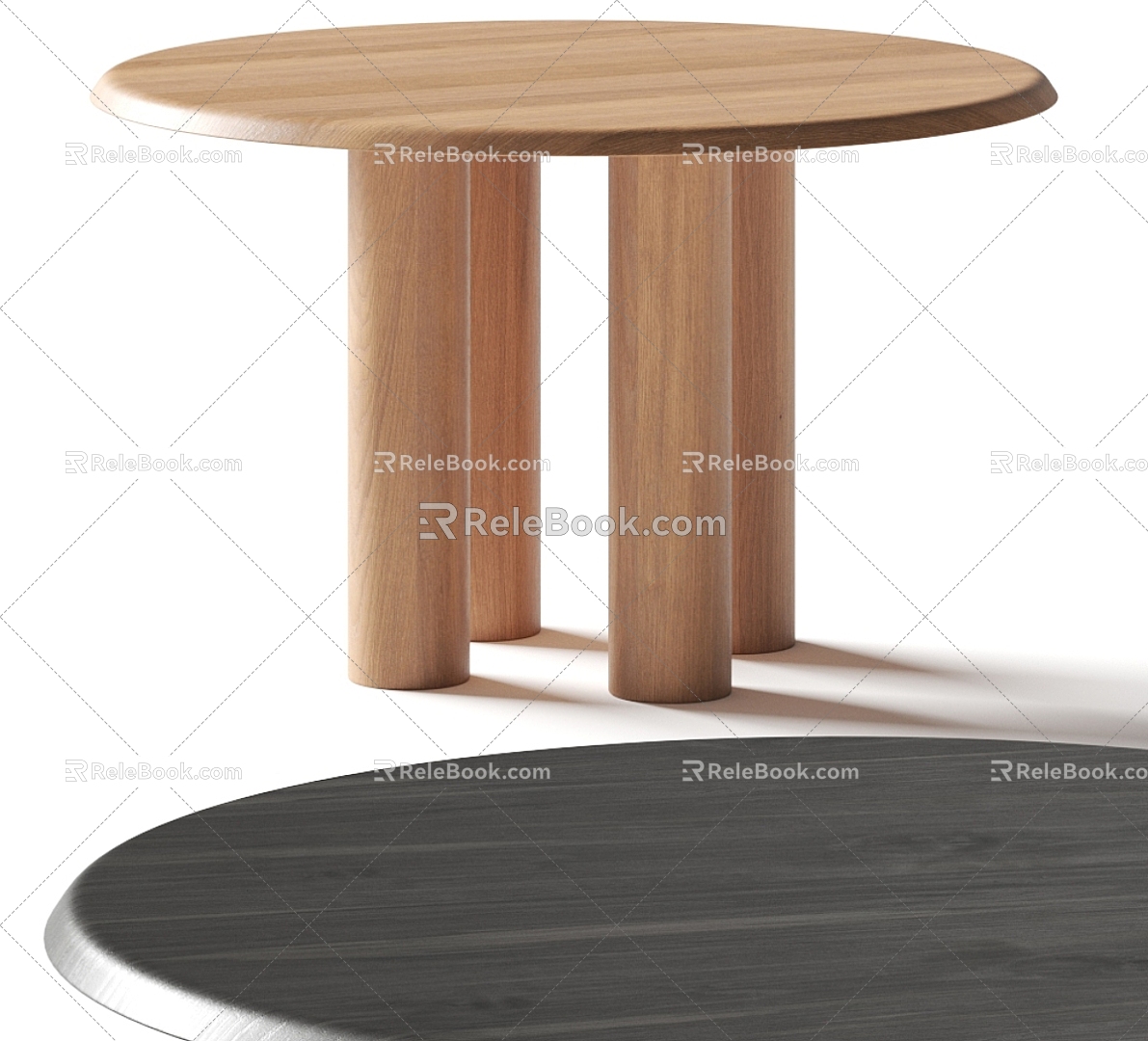 Nordic table 3d model