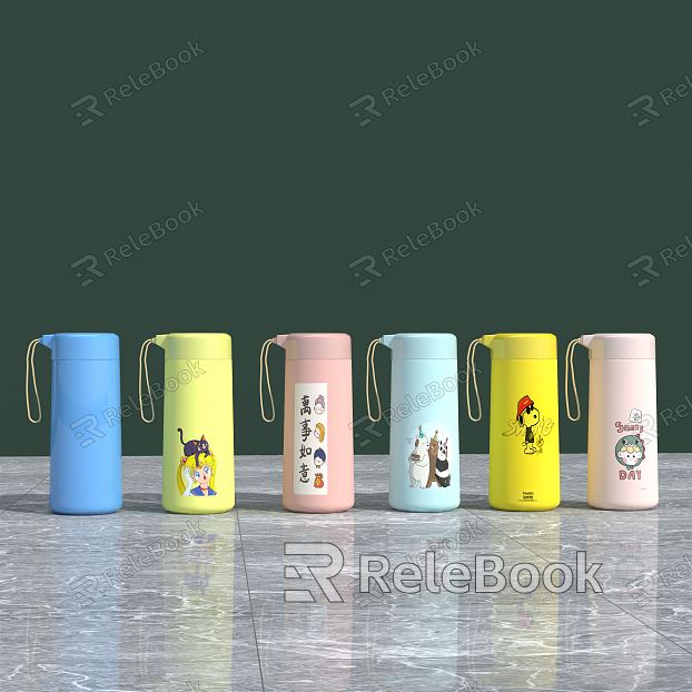 Modern thermos cup model