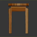 Traditional Wooden Console Table With Carved Legs And Decorative Surface Design