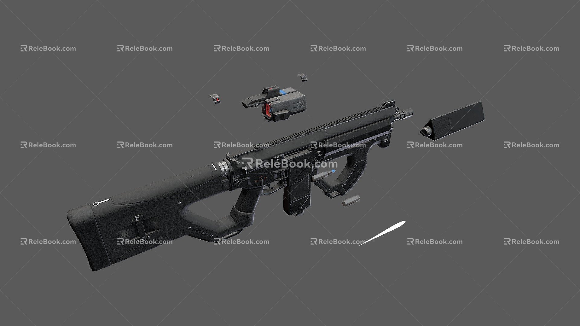 Weapons Assault Rifle model