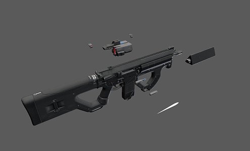 Weapons Assault Rifle 3d model