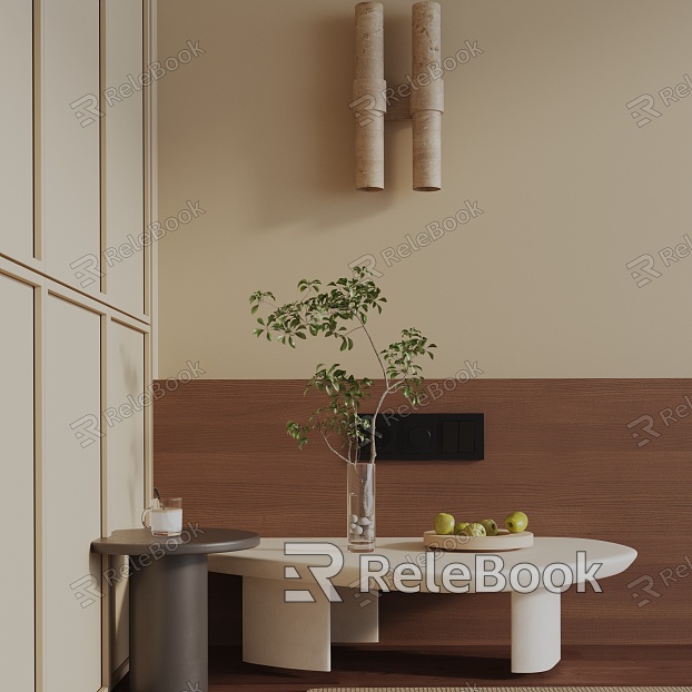 Modern coffee table model