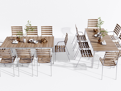 Modern Outdoor Table and Chair Outdoor Dining Table and Chair model