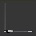 Computer Antenna Module With Silver Long Strip Yellow Circuit Board Design For Tech Devices