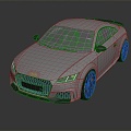 Hyundai Car Audi Car 3d model