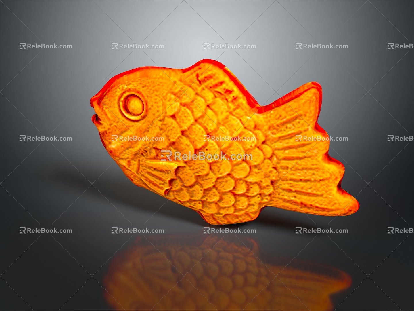 Cold Water Fish Goldfish Gold Grass Gold Cold Water Parrot Koi Double Tailed Gold Red Hat Lanshou Longjing 3d model