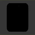 Black Cylindrical Computer Device With Mesh Surface And Top Circular Panel Design