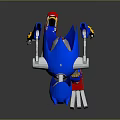 Robot Assistant Small Robot Butler Robot Butler Figure Game Figure 3d model
