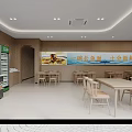 Modern Restaurant Interior With Wooden Walls Dining Tables Chairs And Decorative Paintings