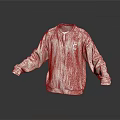 Light Pink Zip Up Jacket With Long Sleeves And Simple Design For Casual Wear
