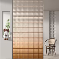 Modern Room Divider Designs With Geometric Patterns And Wooden Textures