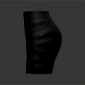 Fashionable Black Skirt with Side Slit Design and Smooth Fabric Material