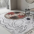 Modern Square Carpet Carpet 3d model