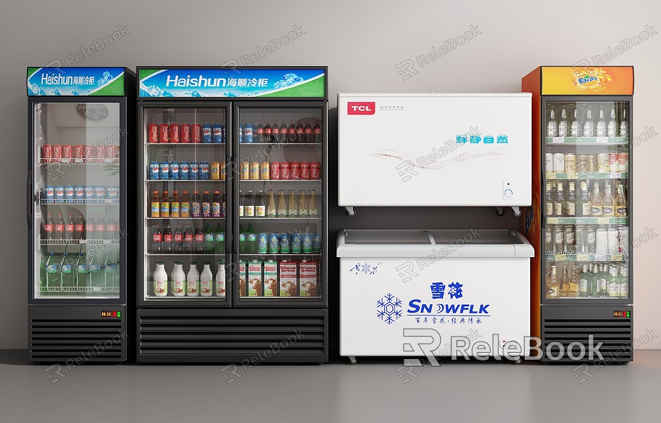 Freezer Freezer Cabinet Freezer Cabinet Beverage Cabinet Ice Cream Cabinet Display Cabinet Fresh-keeping Cabinet model