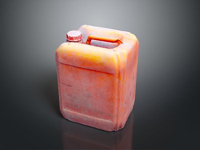 Modern Gasoline Drum Gasoline Tank Bottle Gasoline Bottle Plastic Bottle model