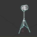 Modern Floor Lamp With Tripod Base Perforated Shade And Black Metal Legs